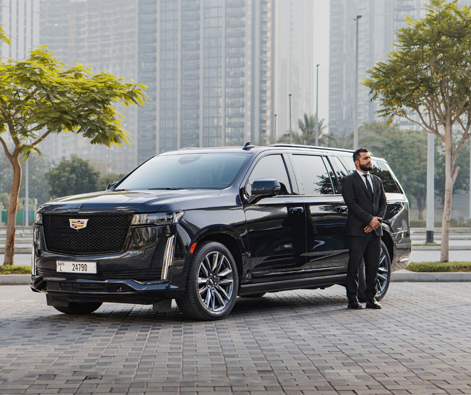 Cadillac Escalade ESV hire in Dubai