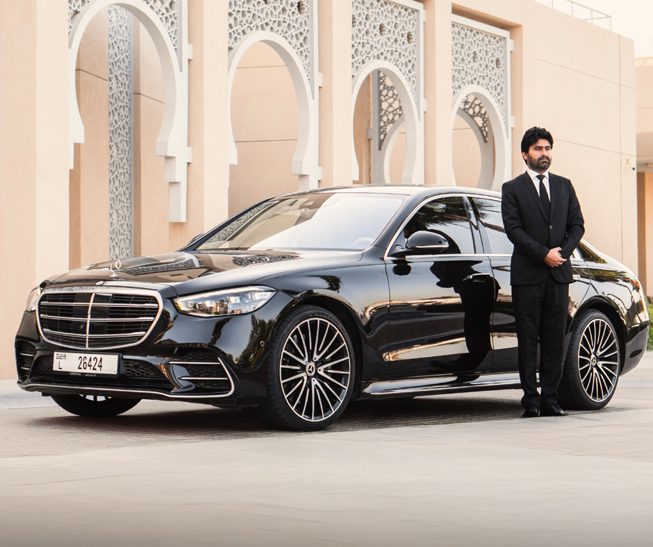 mercedes s class chauffeur car hire in dubai